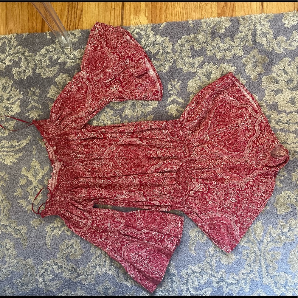 Ripcurl Romper Paisley cinched waist